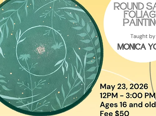 Premium Workshop: Round Sage Foliage Painting
