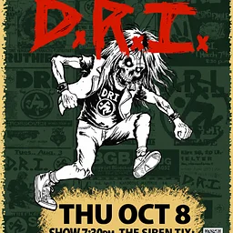 D.R.I. With SCATTERED GUTS, Hostel takedown & CARRY THE 9