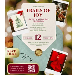 Trails of Joy! Jewelry & Art Holiday Celebration