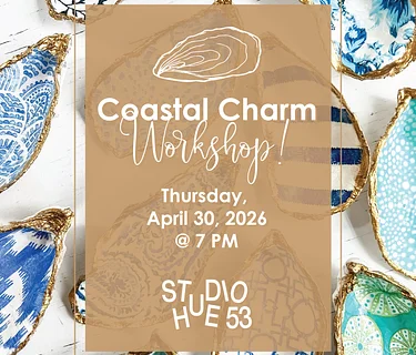 Coastal Charm Workshop: Oyster Shell Tray Art