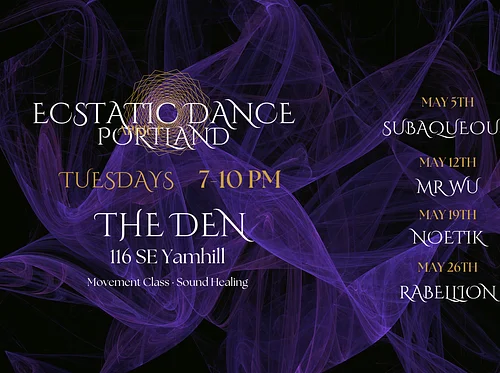 ECSTATIC DANCE PORTLAND : MR. WU