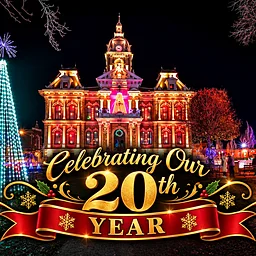 20th Anniversary Couthouse Light Show