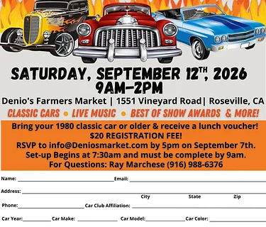 Cool September Morning Classic Car Show