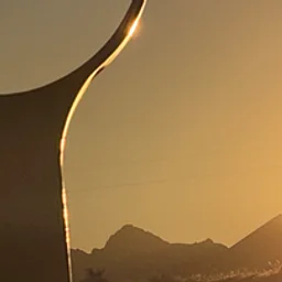 Sunset at the ancestral totem - FREE