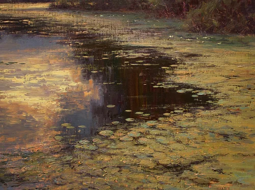 BAA 4-Day Workshop with Artist Kami Mendlick / “The Shape of Water: Painting the Illusion of Water Reflections with Oil Paints”