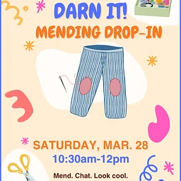 Freeport Community Library: Darn It! Mending Drop-In