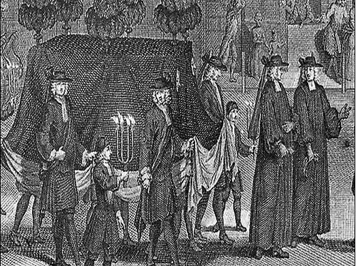Puritan Funeral Reenactment