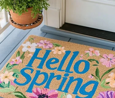Spring Doormat Design Workshop