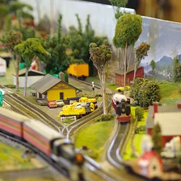 Model Trains at the Depot