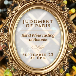 Judgement of Paris Style Wine Tasting