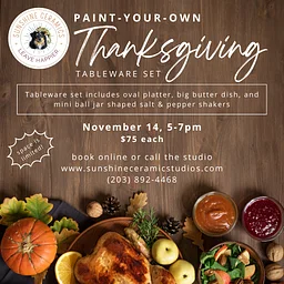 Thanksgiving Tableware Set Painting!
