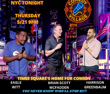 Times Square Comedy | Thur, May 21st @9 PM