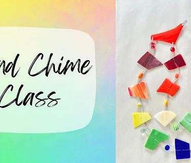 Stained Glass Wind Chime class at The Vineyard at Hershey