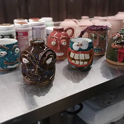 Ceramics: “Face Mugs”