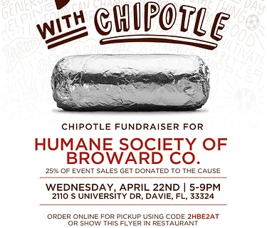 Chipotle Fundraiser