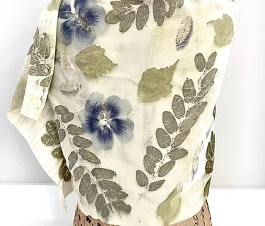 Silk Scarf Printing Workshop with Katya Lebrija