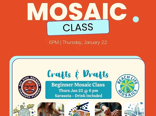 Sarasota Beginner Mosaics Class