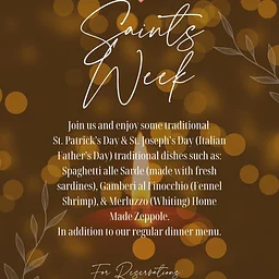Saints Week March 17th - March 20th