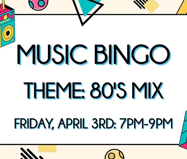 Music Bingo: 80’s Mix
