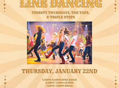 THIRSTY THURSDAY, TOE TAPS & TRIPLE STEPS!!