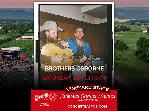 Brothers Osborne at Concerts at Point of the Bluff