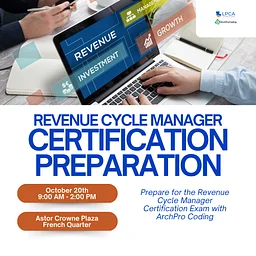 Revenue Cycle Manager Certification Exam Preparation Session