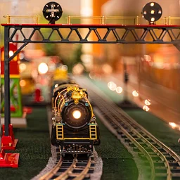 Toy Train Display
