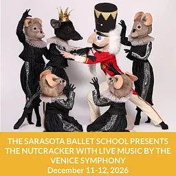 The Sarasota Ballet School presents the Nutcracker with live music by The Venice Symphony