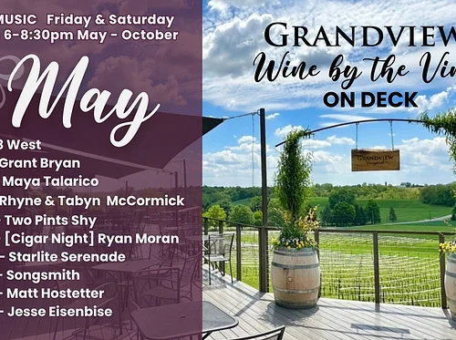Live Music! Wine by the Vine at grandview with Jesse Eisenbise