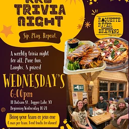 Trivia 6pm Every Wednesday!