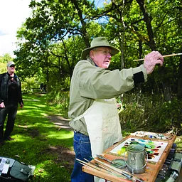 Painting by the Slough