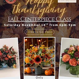 Hoppy Thanksgiving Fall Centerpiece Class