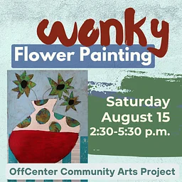 Wonky Summer Bouquet - flower painting workshop
