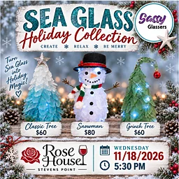 Sassy Glass Class-Sea Glass Holiday Collection
