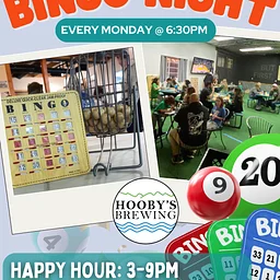 B-I-N-G-O + HAPPY HOUR
