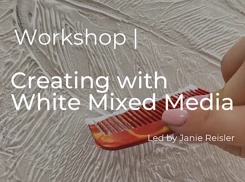 Creating with White Mixed Media