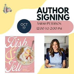 Book Signing with Sarah Peterson