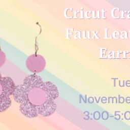 Cricut Crafts: Faux Leather Earrings