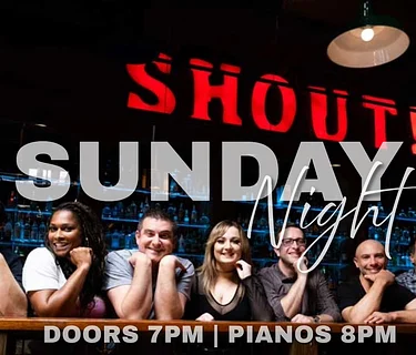 Dueling Pianos San Diego Sunday Night | Live Music at The Shout! House