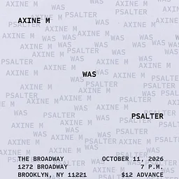 Axine M w/ was + Psalter