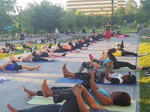 Rhythmic Yoga w/ Live Drumming