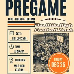 Mile High Football Bash @ MHS – Doors open at 11 am