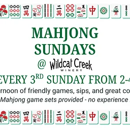 Mahjong Sundays at the Winery