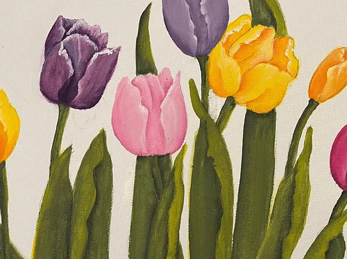 Acrylic Painting with Pat Smelkoff: Tulips