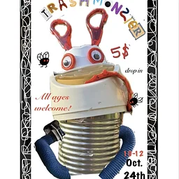 Trashmonster Workshop with resident artist Serena Dunlap