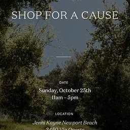 Shop for a Cause at Jenni Kayne