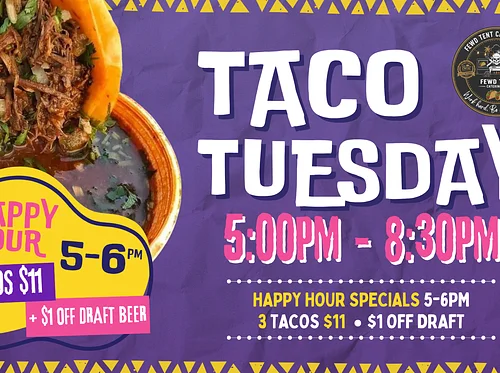 Taco Tuesday with Fewd Tent at Corporate Ladder Brewing
