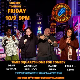 NYC Stand-Up | Fri, October 9th @9 PM