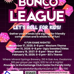 BUNCO LEAGUE: Let’s Roll for Kids