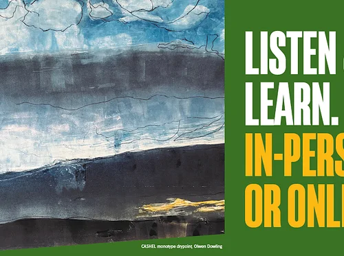 One Foot in Two Places: Artist Talk with Olwen O’Herlihy Dowling